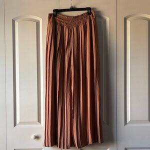 Remixmess Pleated Wide-Leg Pants Size Large